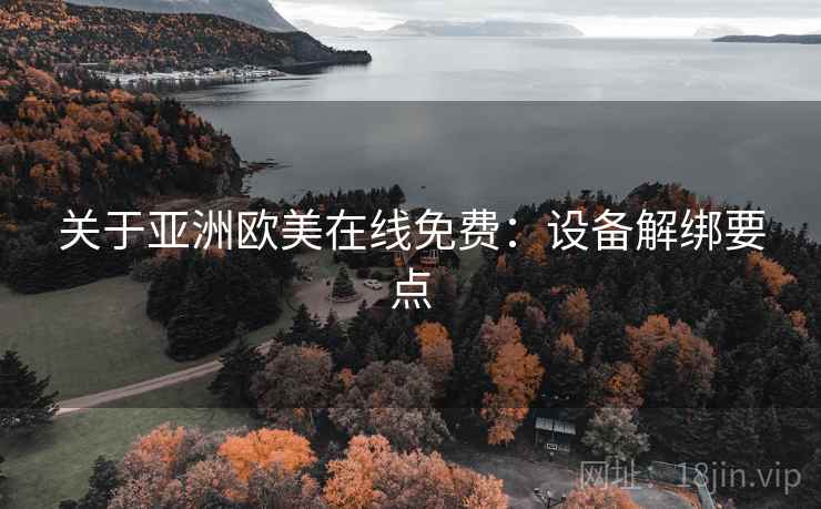 关于亚洲欧美在线免费：设备解绑要点